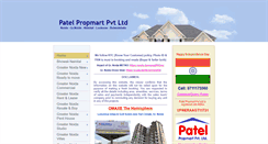Desktop Screenshot of patelprop.com